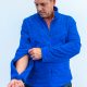 dunkelblau-Herrenpoloshirt-für-dialysepatienten-mit-individuellem-reißverschluss-diazipp-dialysebekleidung