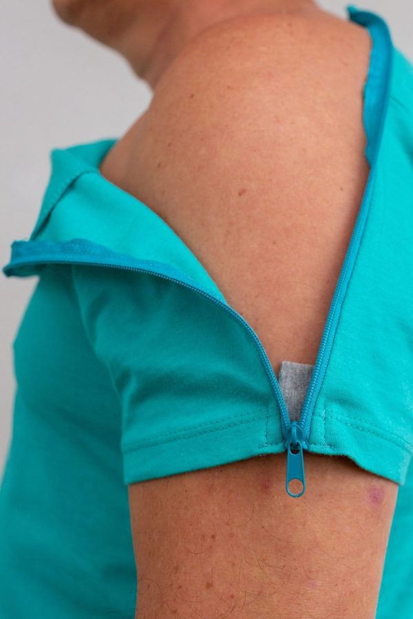 diazipp Herren-Funktionsshirt für Port und Infusion